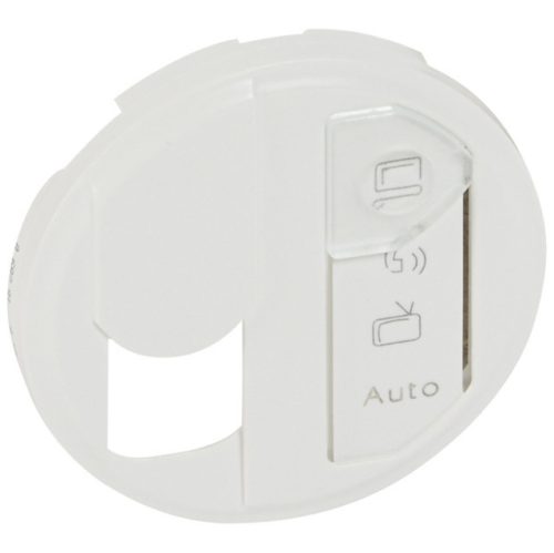 Legrand 068291 Céliane RJ45 multimédia csatlakozóaljzat burkolat, fehér ( Legrand 068291 )