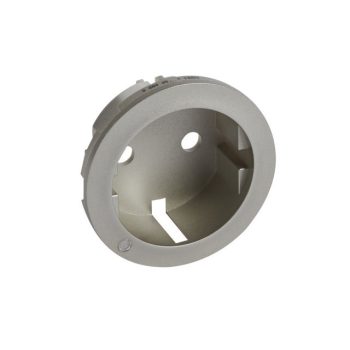   Legrand 068445 Céliane 2P+F csatlakozóaljzat burkolat, fényjelzős, titán ( Legrand 068445 )