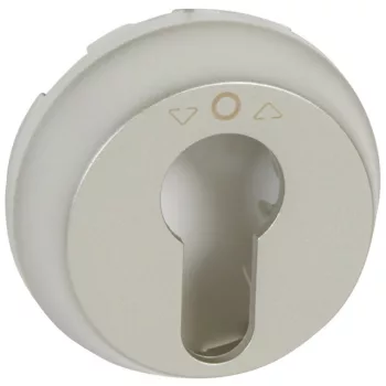   Legrand 068457 Céliane 3 állású kulcsos redőnynyomó burkolat, titán ( Legrand 068457 )
