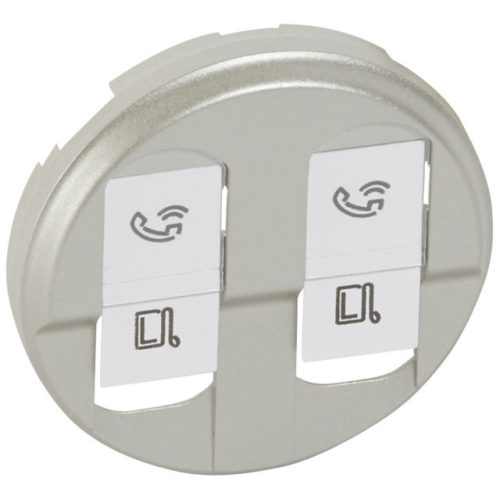 Legrand 068552 Céliane 2xRJ45 burkolat, titán ( Legrand 068552 )