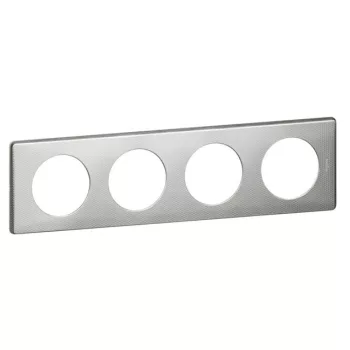   Legrand 068724 Céliane 4-es keret, alu pikkely ( Legrand 068724 )