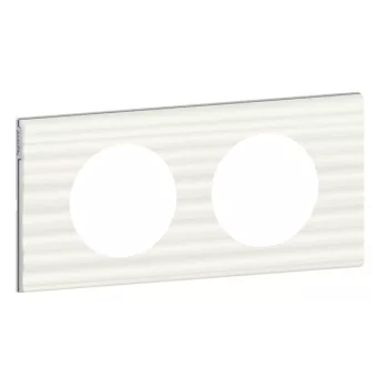   Legrand 069012 Céliane 2-es keret, fehér corian ( Legrand 069012 )