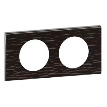   Legrand 069022 Céliane 2-es keret, fekete corian ( Legrand 069022 )