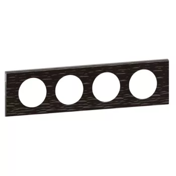   Legrand 069024 Céliane 4-es keret, fekete corian ( Legrand 069024 )