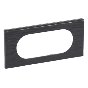   Legrand 069025 Céliane 4/5 modulos keret, fekete corian ( Legrand 069025 )