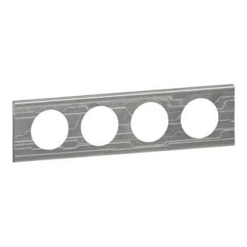   Legrand 069044 Céliane 4-es keret, Galaxy acél ( Legrand 069044 )