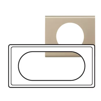   Legrand 069115 Céliane 4/5 modulos keret, világosnikkel ( Legrand 069115 )