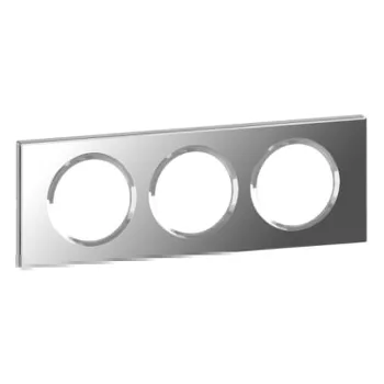   Legrand 069123 Céliane 3-es keret tükör hatású üveg ( Legrand 069123 )