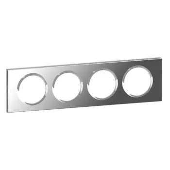   Legrand 069124 Céliane 4-es keret tükör hatású üveg ( Legrand 069124 )