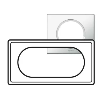   Legrand 069125 Céliane 4/5 modulos keret tükör hatású üveg ( Legrand 069125 )