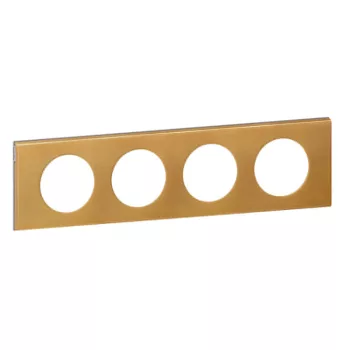   Legrand 069134 Céliane 4-es keret fényes bronz ( Legrand 069134 )