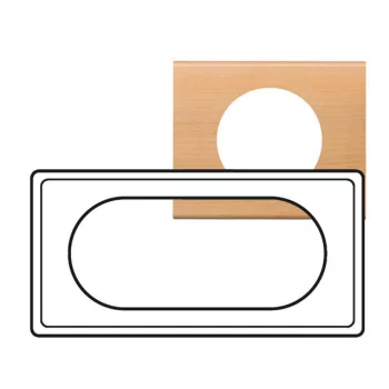   Legrand 069215 Céliane 4/5 modulos keret, juhar ( Legrand 069215 )