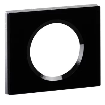   Legrand 069301 Céliane 1-es keret, feketeüveg ( Legrand 069301 )