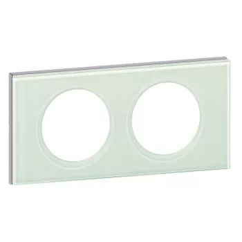   Legrand 069312 Céliane 2-es keret, fehérüveg ( Legrand 069312 )