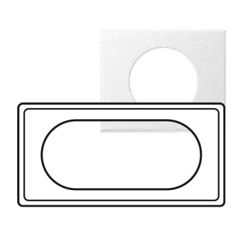   Legrand 069355 Céliane 4/5 modulos keret, porcelán ( Legrand 069355 )