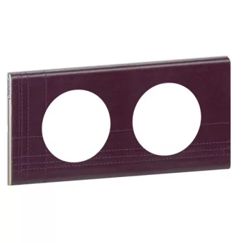   Legrand 069442 Céliane 2-es keret, lila bőr ( Legrand 069442 )