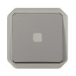 Legrand Plexo 55 069504L vízmentes IP55 időzítőkapcsoló, szürke burkolattal, jelzőfénnyel , ( szerelhető kivitel ), 230V, Legrand 069504L