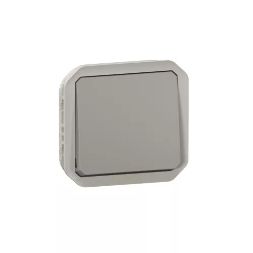 Legrand Plexo 55 069511L váltókapcsoló (106), 10 A, IP55, szürke