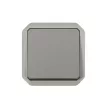 Legrand Plexo 55 069511L váltókapcsoló (106), 10 A, IP55, szürke