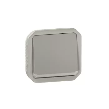 Legrand Plexo 55 069512L váltókapcsoló (106), 10 A, IP55, szürke