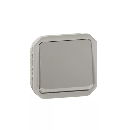 Legrand Plexo 55 069512L váltókapcsoló (106), 10 A, IP55, szürke