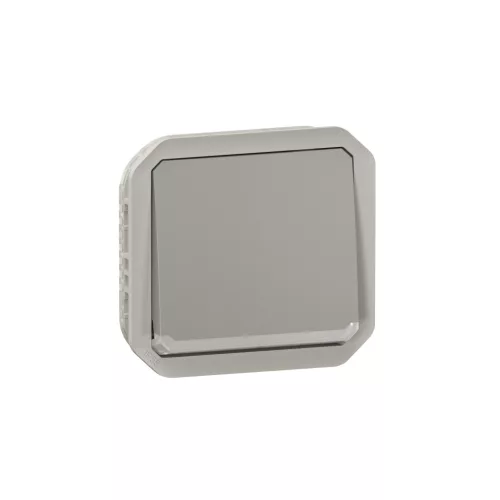 Legrand Plexo 55 069513L váltókapcsoló (106), 10 A, IP55, szürke