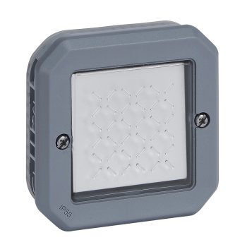   Legrand Plexo 55 069523L vízmentes IP55 váltókapcsoló (106), szürke burkolattal, ( szerelhető kivitel ), 10A 250V, Legrand 069523L