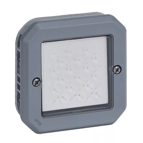 Legrand Plexo 55 069523L váltókapcsoló (106), 16 A, IP55, szürke