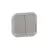 Legrand Plexo 55 069526L dupla váltókapcsoló (106+6), 10 A, IP55, szürke