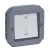 Legrand Plexo 55 069528L kétpólusú kapcsoló (102), 16 A, IP55, szürke