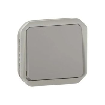   Legrand Plexo 55 069530L vízmentes IP55 kétpólusú kapcsoló (102), szürke burkolattal, ( szerelhető kivitel ), 10A 250V, Legrand 069530L