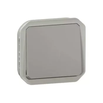 Legrand Plexo 55 069530L kétpólusú kapcsoló (102), 10 A, IP55, szürke
