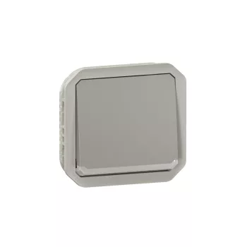 Legrand Plexo 55 069533L egypólusú nyomó (N101), 10 A, IP55, szürke