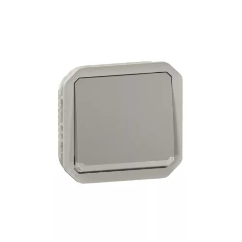Legrand Plexo 55 069533L egypólusú nyomó (N101), 10 A, IP55, szürke