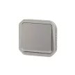 Legrand Plexo 55 069533L egypólusú nyomó (N101), 10 A, IP55, szürke