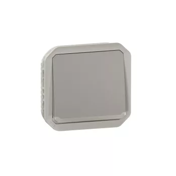 Legrand Plexo 55 069536L váltóérintkezős nyomó (106), 10 A, IP55, szürke