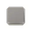 Legrand Plexo 55 069536L váltóérintkezős nyomó (106), 10 A, IP55, szürke