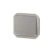 Legrand Plexo 55 069536L váltóérintkezős nyomó (106), 10 A, IP55, szürke