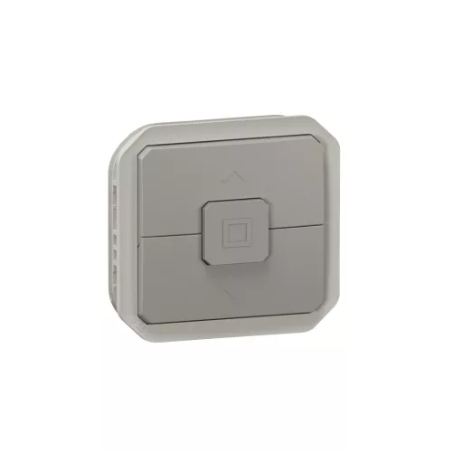 Legrand Plexo 55 069538L redőnykapcsoló direkt vezérlésű motorokhoz, 6 A, IP55, szürke