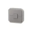 Legrand Plexo 55 069538L redőnykapcsoló direkt vezérlésű motorokhoz, 6 A, IP55, szürke