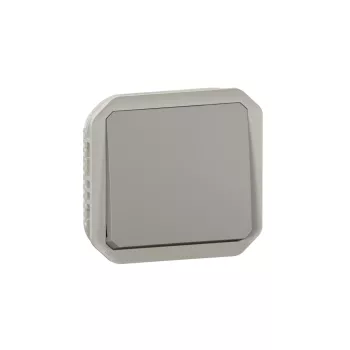 Legrand Plexo 55 069541L váltóérintkezős nyomó (106), 10 A, IP55, szürke