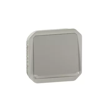 Legrand Plexo 55 069542L egypólusú nyomó (N101), 10 A, IP55, szürke