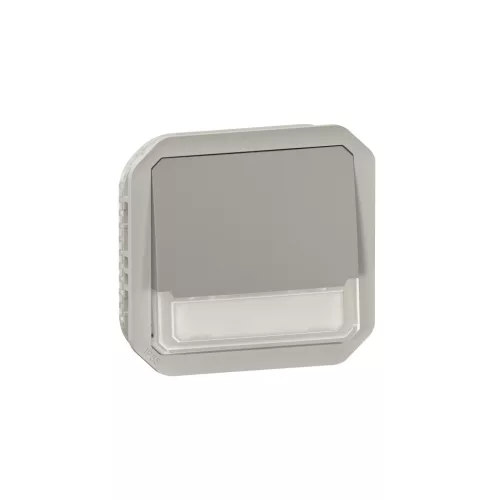 Legrand Plexo 55 069544L váltóérintkezős nyomó (106), 10 A, IP55, szürke