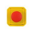 Legrand Plexo 55 069547L vízmentes IP55 vészleállító nyitóérzékelő sárga/piros, ( szerelhető kivitel ), Legrand 069547L