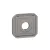 Legrand Plexo 55 069568L Mosaic adapter csapófedél nélkül, IP55, szürke