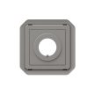 Legrand Plexo 55 069568L vízmentes IP55 Mosaic ozmo adapter csapófedél nélkül, szürke burkolattal, ( szerelhető kivitel ), Legrand 069568L