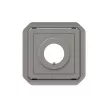 Legrand Plexo 55 069568L Mosaic adapter csapófedél nélkül, IP55, szürke