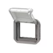 Legrand Plexo 55 069579L Mosaic adapter csapófedéllel, IP55, szürke