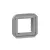 Legrand Plexo 55 069582L Mosaic adapter csapófedél nélkül, IP20, szürke