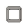 Legrand Plexo 55 069582L vízmentes IP55 Mosaic adapter csapófedél nélkül, szürke burkolattal, ( szerelhető kivitel ), Legrand 069582L